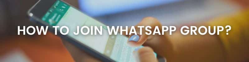 How to join WhatsApp group