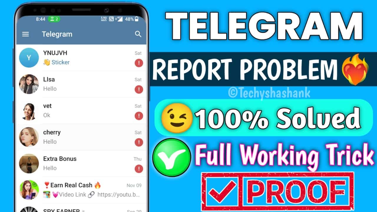 telegram message not sent problem kaise solve karen in hindi